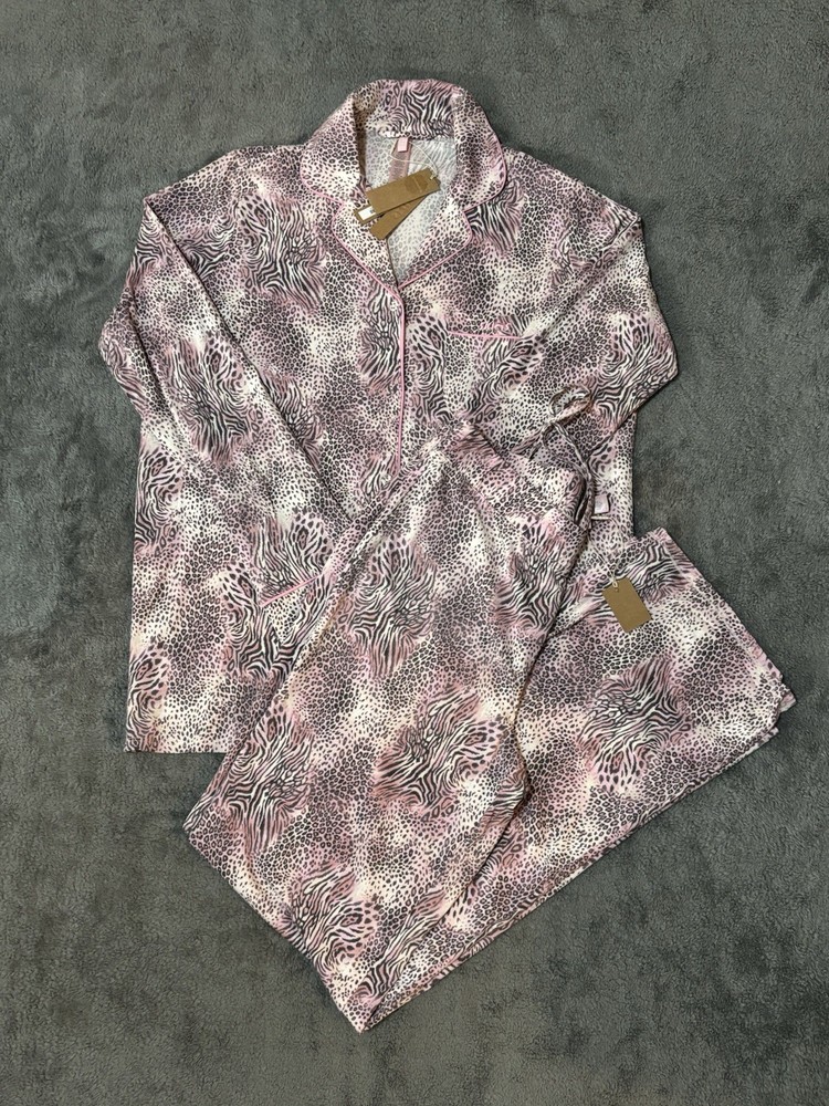 Skims Long Sleeve And Pant Sleep Set Size M