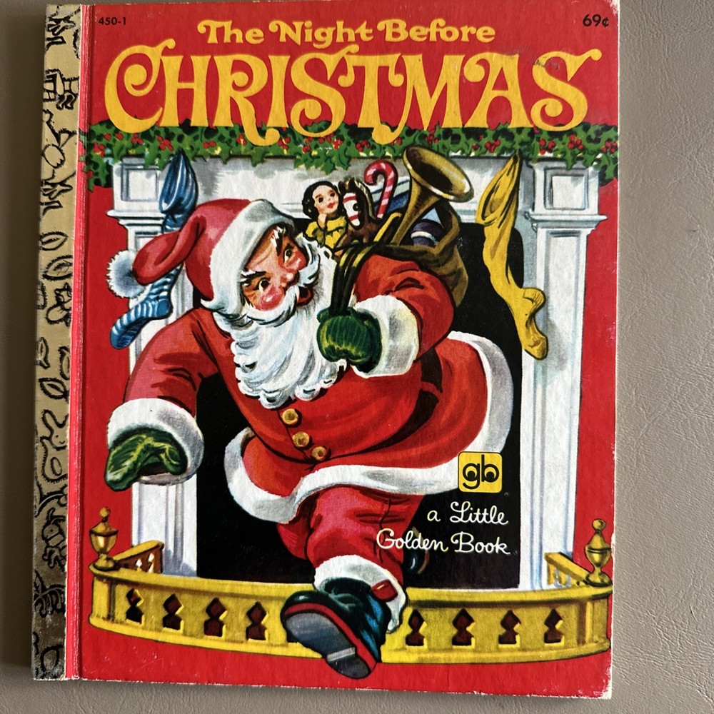 The Night Before Christmas A Little Golden Book by Clement C. Moore