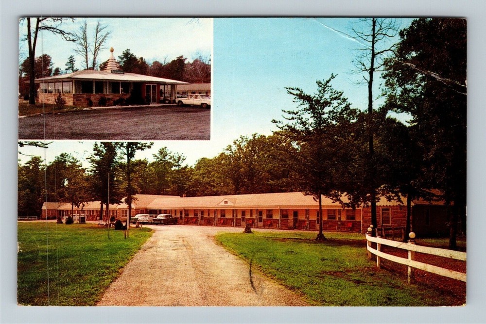 Grasonville MD-Maryland Chesapeake Motel Classic Car Antique Vintage Postcard