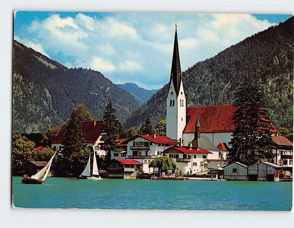 Postcard Scenic View Rottach-Egern Germany