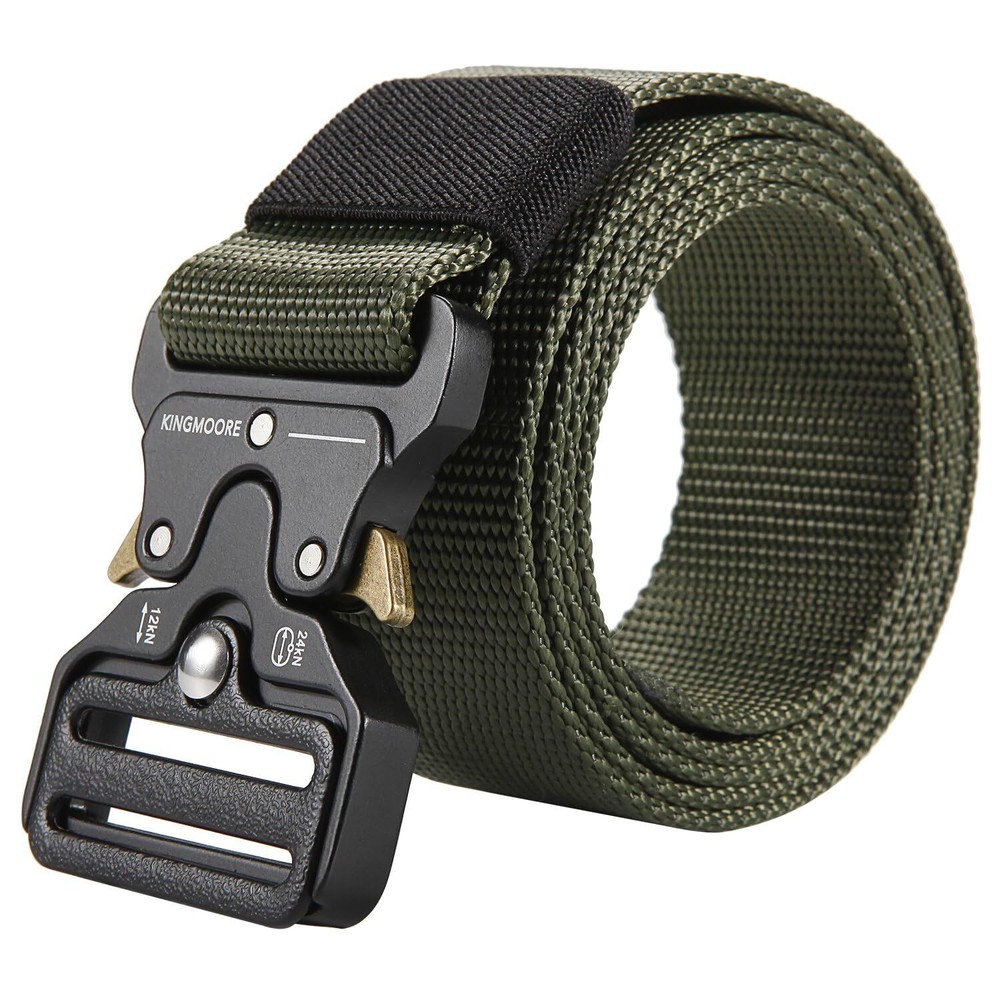 Men's Tactical Belt Heavy Duty Webbing Belt Adjustable Military Style Nylon B...