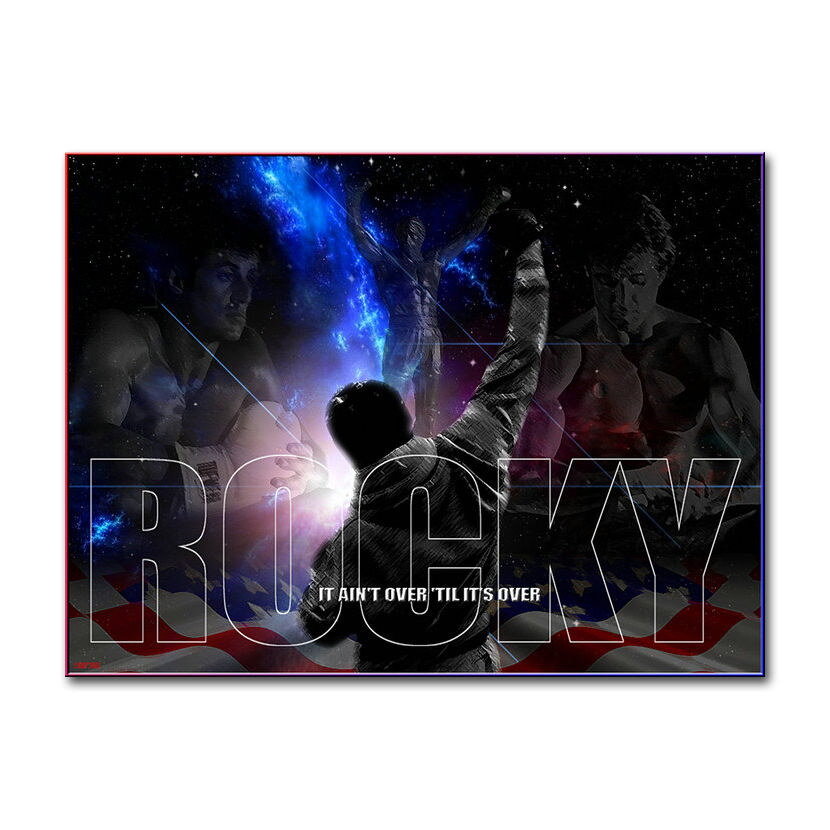 Rocky Balboa Inspirational Quotes Wall Art Poster Print US