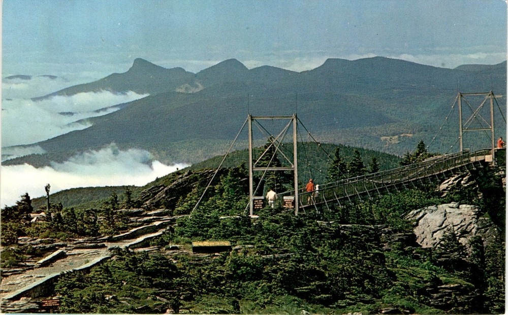 Grandfather Mountain, North Carolina, Table Rock, Hawk's Bill, Postcard