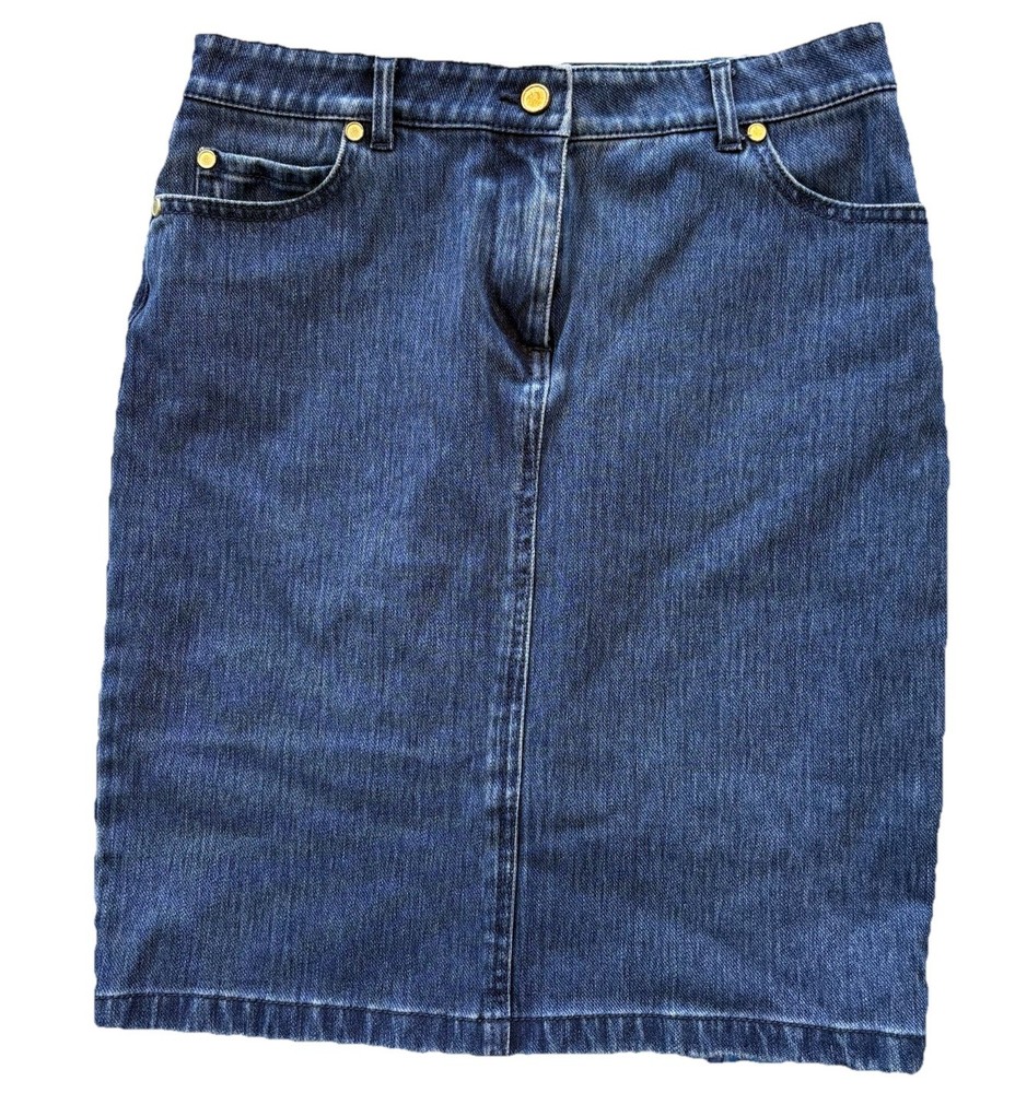 J. McLaughlin Denim Pencil Mini Skirt Women’s Size 0 Jean Skirt