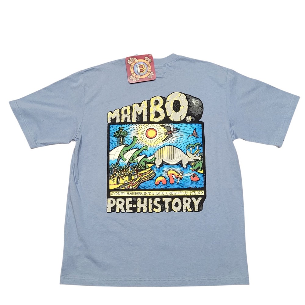 Nwt! Deadstock Vintage 1996 Mambo Prehistoric T-Shirt Mens Sz Medium