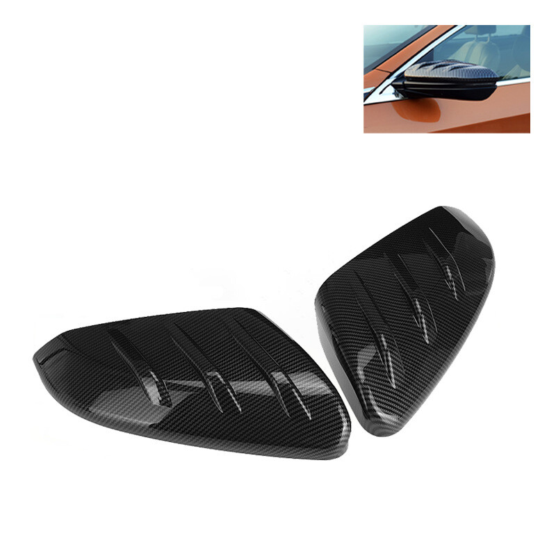 For 2016-2021 Honda Civic 10th Rearview Mirror Cap Cover Trim Carbon Fiber