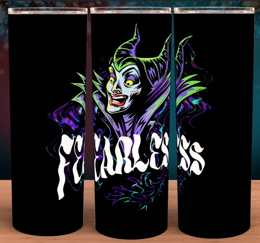 Maleficent  Fearless Sleeping Beauty Cup Mug Tumbler 20oz