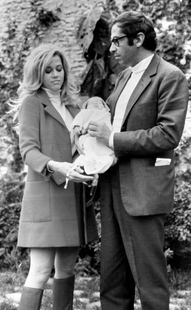 Jane Fonda Roger Vadim sighted on October 7 1968 at Belvedere- 1968 Old Photo 6