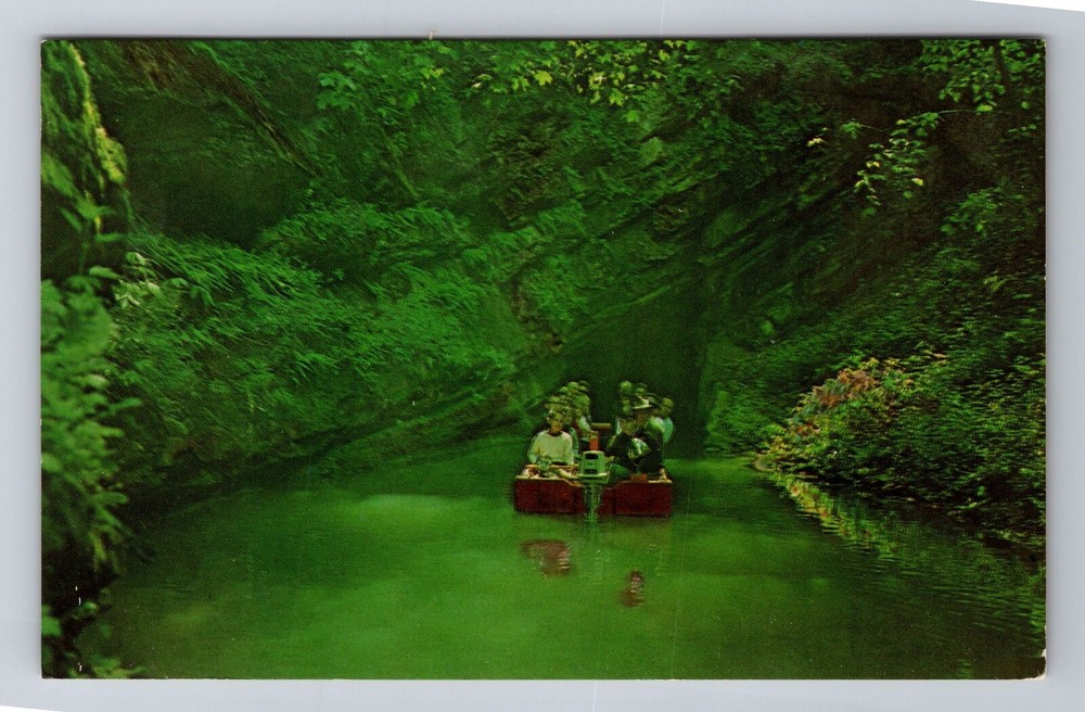 Centre Hall PA-Pennsylvania, Penn's Cave, Antique, Vintage Souvenir Postcard