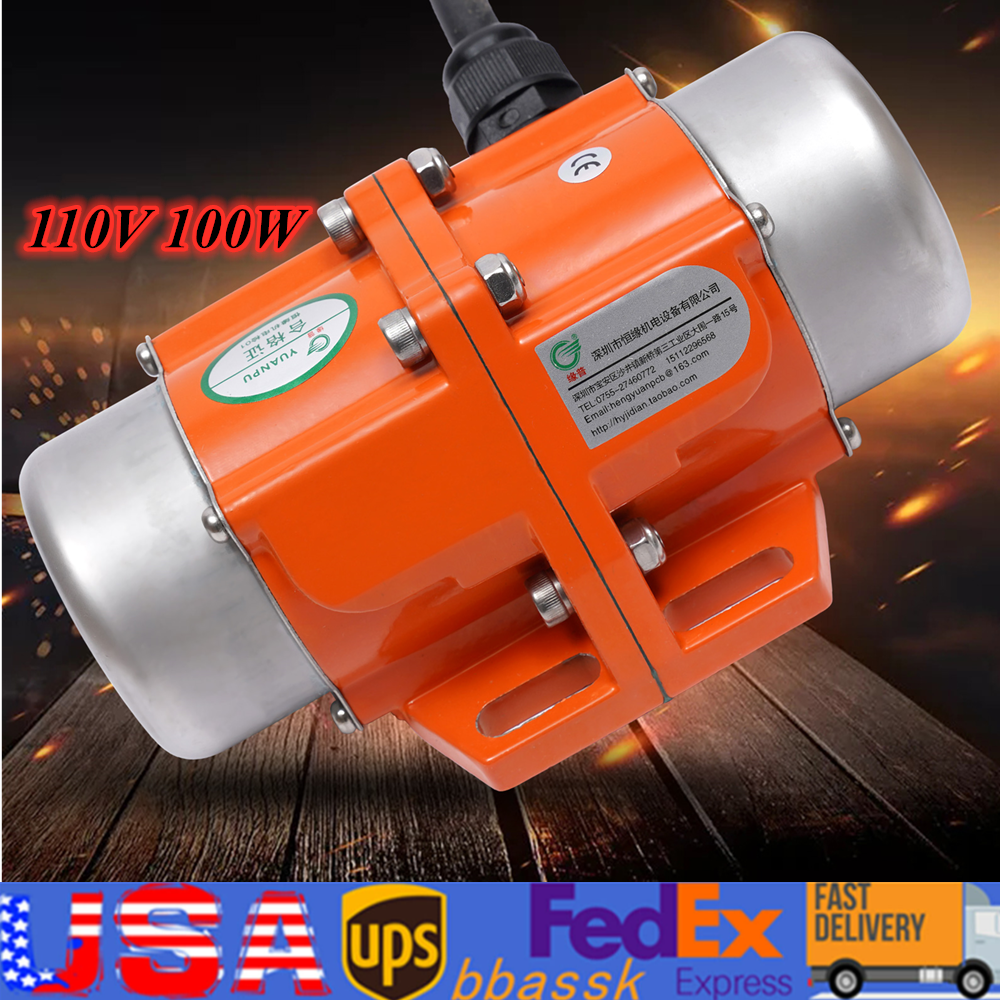 110V 100W Vibration Motor for Sand Blaster Media Blast Cabinet Shaker