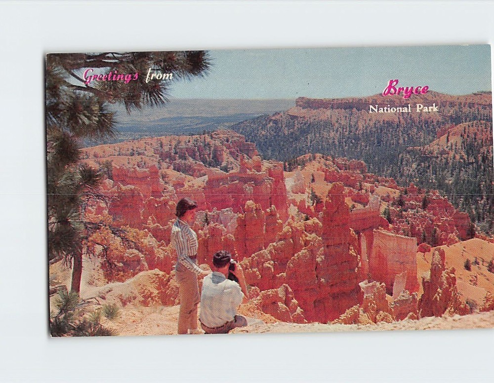Postcard Bryce Canyon National Park Utah USA
