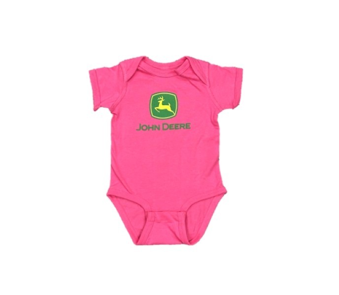 LP88590 - John Deere Infant Bodysuit Hot Pink 6M