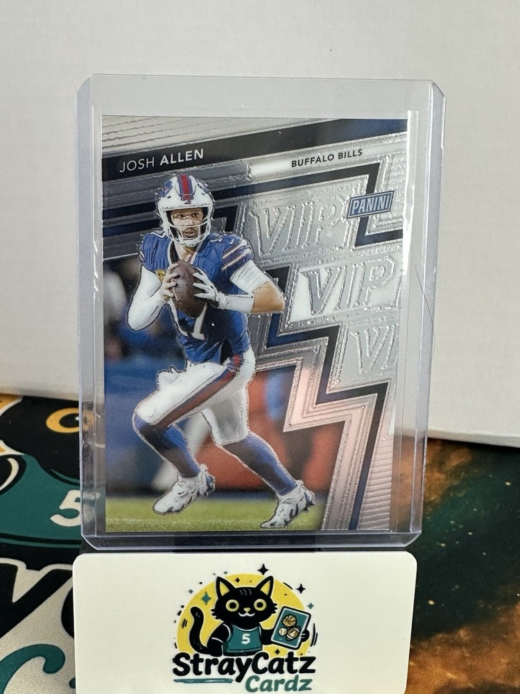 Josh Allen 2025 Panini The National Vip Gold Football Bills.