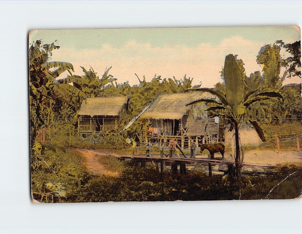 Postcard Countryside Farm Nature Scene