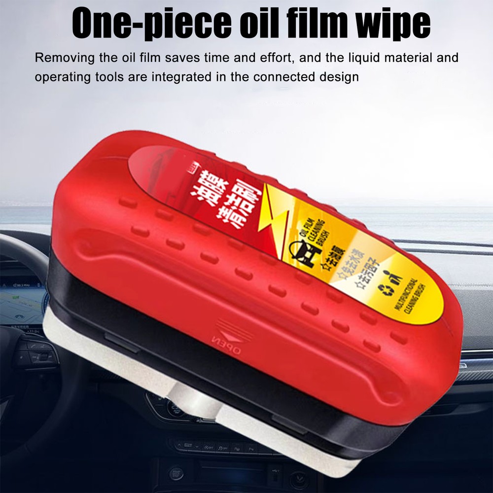 Powerful Windshield Cleaner and Oil Film Remover Window Cleaner Brush Tool US