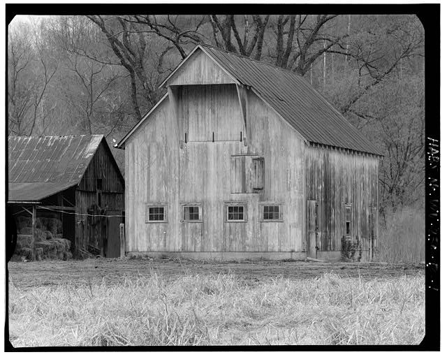 Jacob Crow Farm, Hay Barn, Crow Creek Road, 1 mile south intersection Routes 15