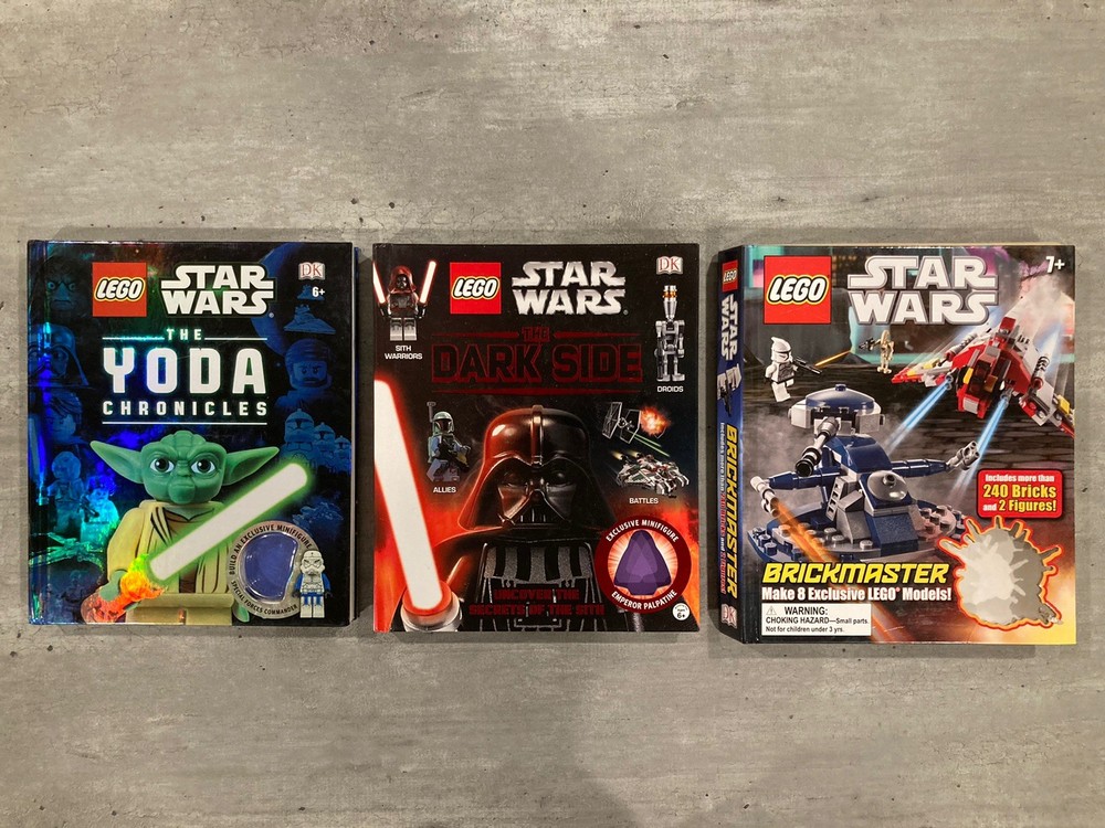 Star Wars DK Lego HC Yoda Chronicles, The Dark Side, Brickmaster Books No Bricks