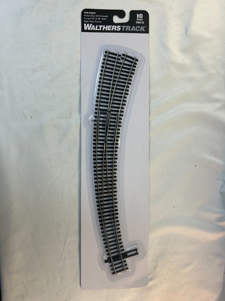 Walthers Track 948-83064 HO Scale Code 83 Curved 24