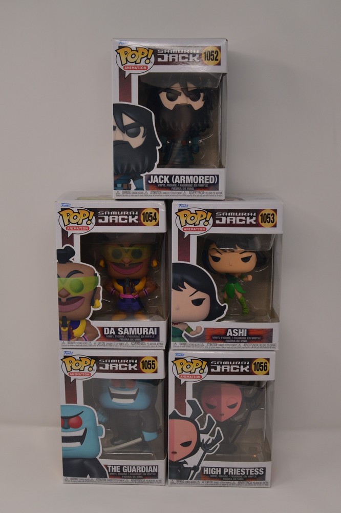 FunkoPop!Vinyl: Samurai Jack 5 PieceSet (Jack,DaSamurai,Ashi,The Guardian,HighP)