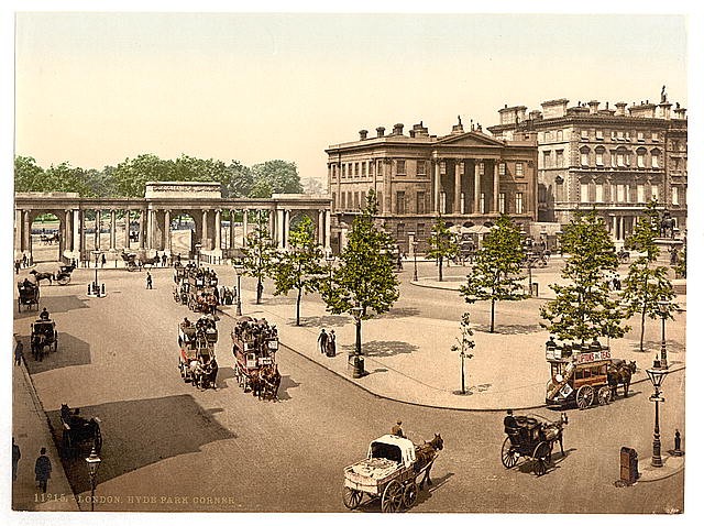 Photo:Hyde Park Corner,London,England,1890s