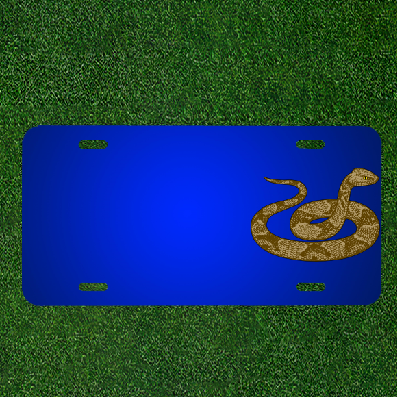 Custom Personalized License Plate With Add Names To Animal Colorized