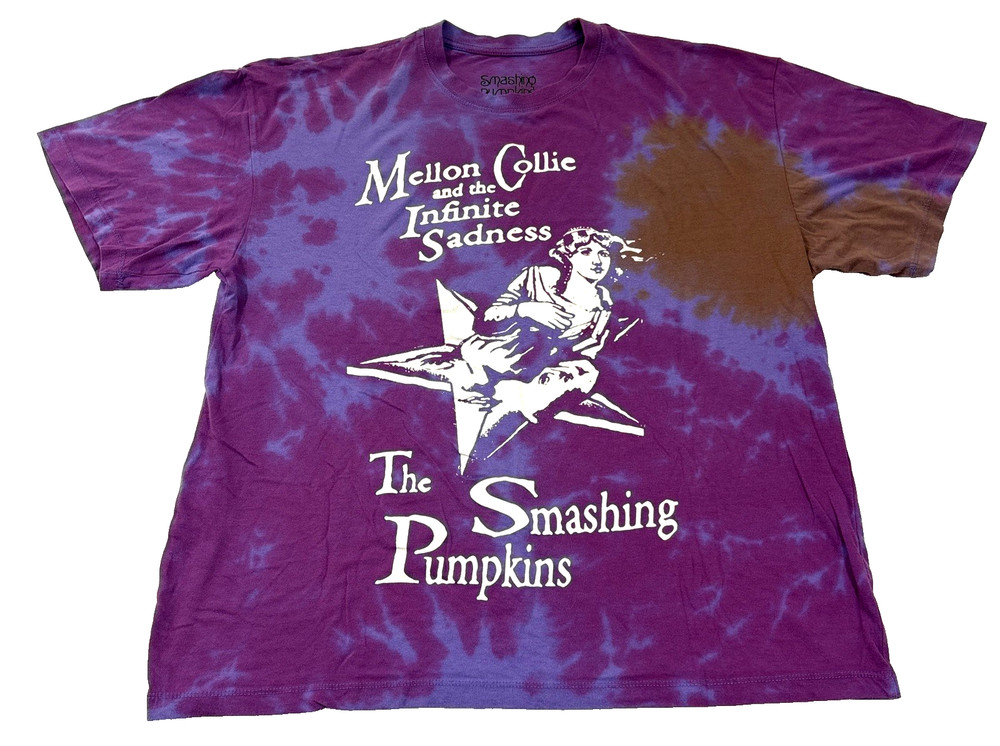 Smashing Pumpkins Mellon Collie Infinite Sadness Band TEE Tie-dye Mens Medium