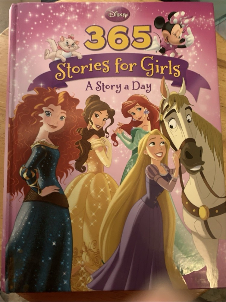 Disney Princess 365 Stories For Girls A Story A Day   Thick Book Belle Minnie