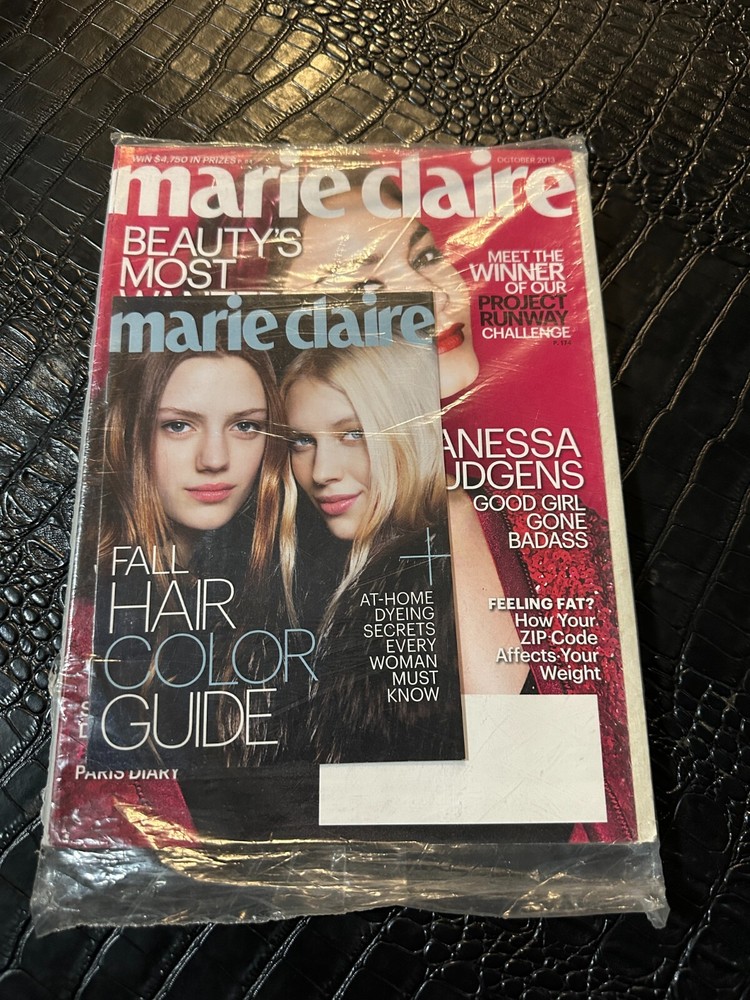 OCTOBER 2013 MARIE CLAIRE vintage fashion magazine (SEALED)