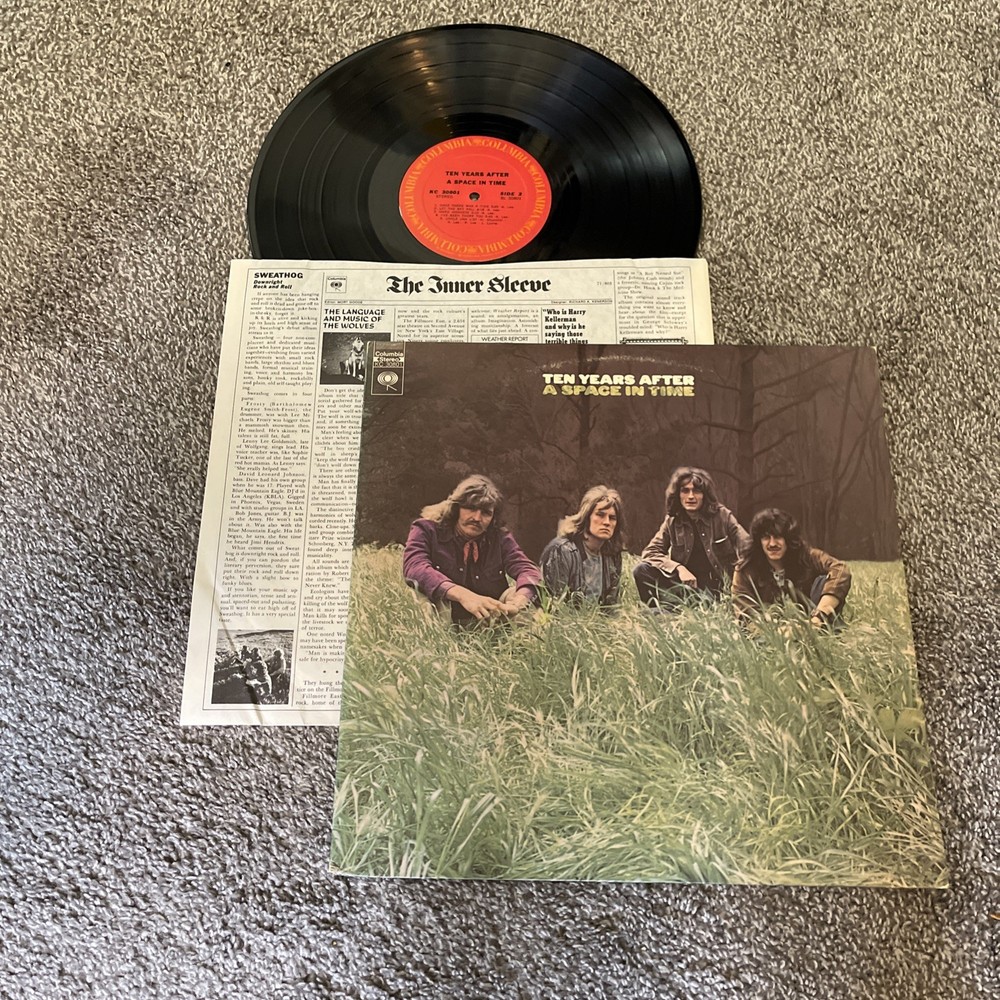 Ten Years After  A Space In Time Orig Vinyl Lp Exc/Exc Alvin Lee
