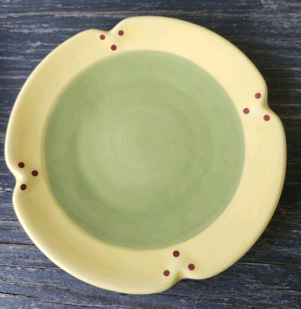 Pfaltzgraff Pistoulet Bread and Butter Plate Yellow & Green 5.75
