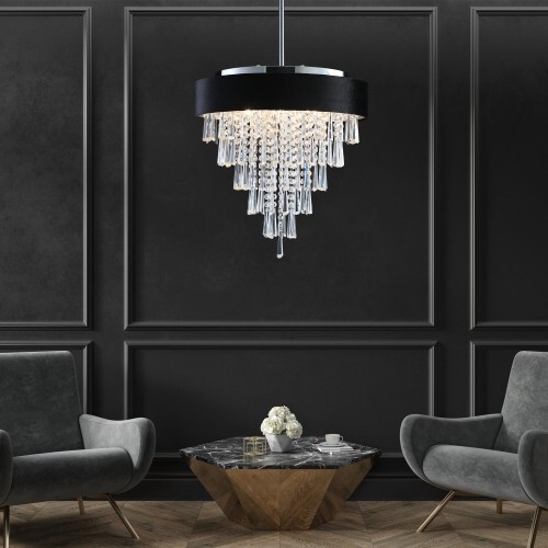 Modern Crystal Chandelier for Living-Room Round Cristal Lamp Luxury Home Decor