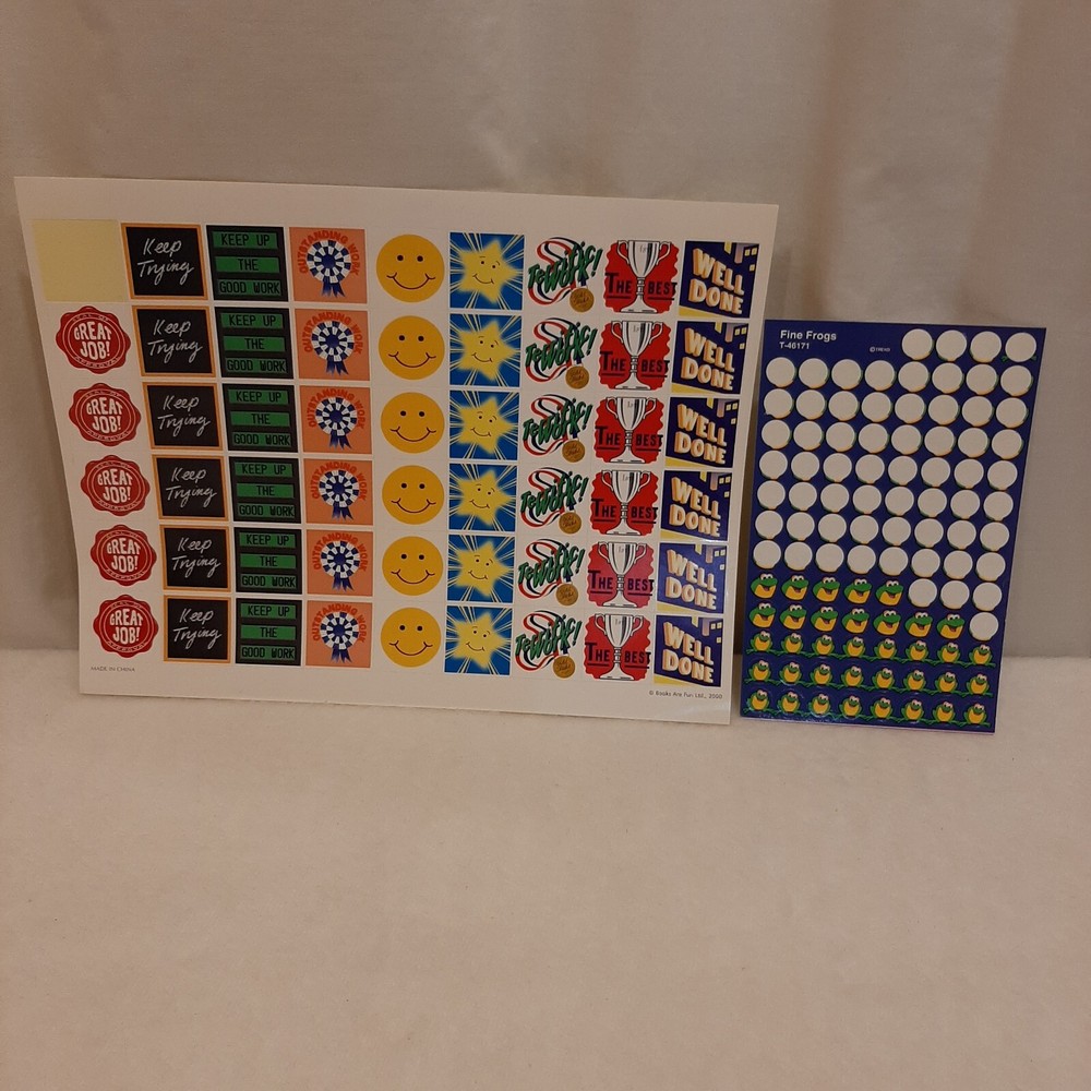 Vintage Trend & Books are Fun LTD Junk Journal Scrapbook Planner Sticker READ