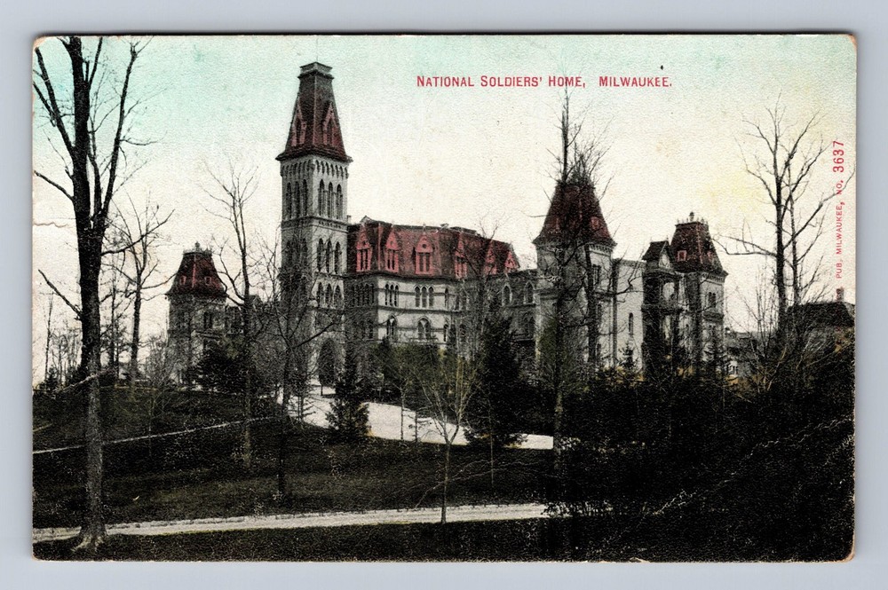 Milwaukee WI-Wisconsin National Siers Home Vintage c1909 Postcard