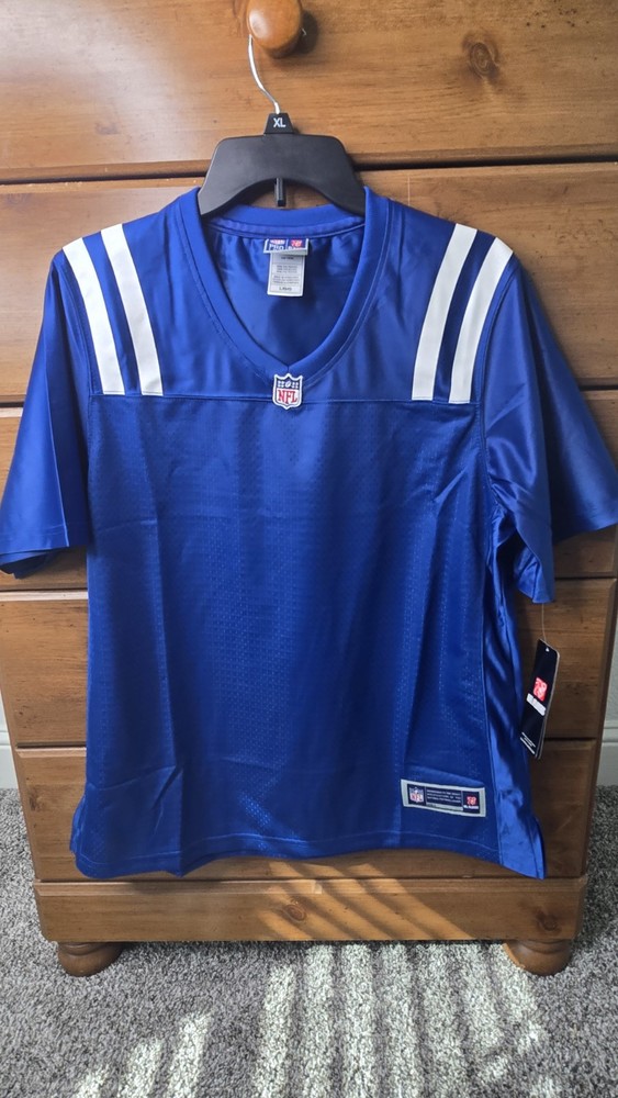 Indianapolis Colts NFL Womens Team Jersey Blank NWT Size L