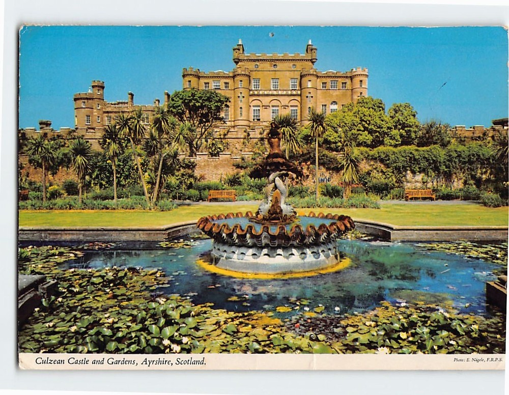 Postcard Culzean Castle & Gardens Ayrshire Scotland