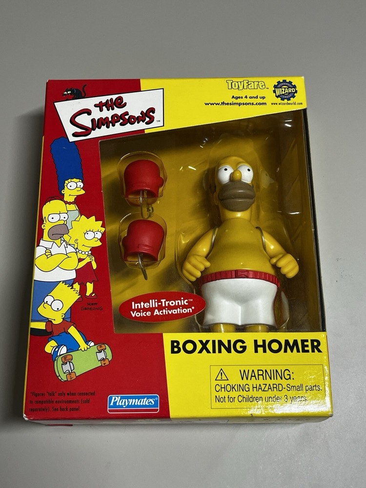 2001 Toyfare The Simpsons Boxing Homer Collectible Action Figure
