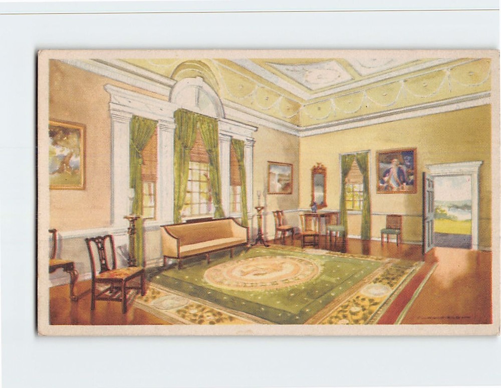 Postcard The Banquet Hall Mount Vernon Virginia USA