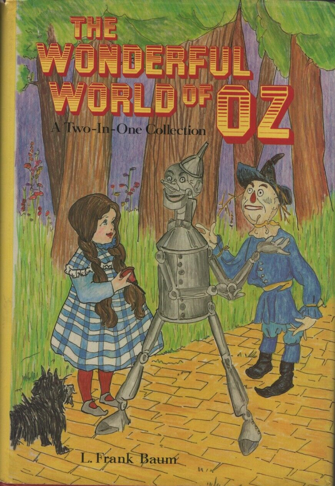 The Wonderful World of Oz: A Two-In-One Collection by L. Frank Baum 1982 HC/DJ
