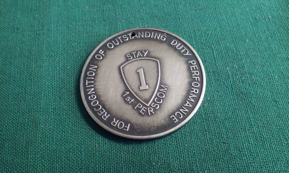 Soldiers First In An Army Of Excellence Coin For Recognition Of Outstanding Duty