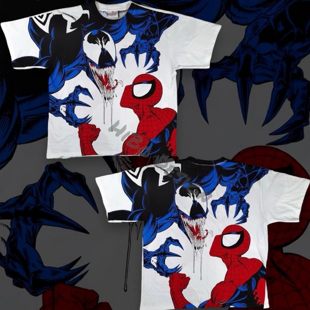 1993 Marvel SpiderMan Venom Carnage Comic Images AOP 3D Shirt Size XS-5XL