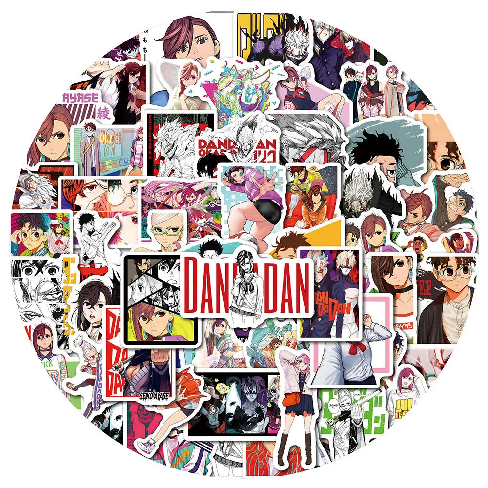 Dandadan Anime Stickers 60Pcs Momo Ayase
