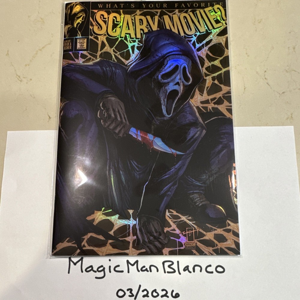SCREAM GOLD BIRTH OF A SLASHER #1 JONATHAN URIBE VARIANT Megacon limited to 10