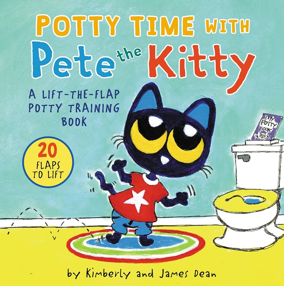 Potty Time with Pete the Kitty: A Lift-the-Flap Potty Book for Kids (Pete the C,