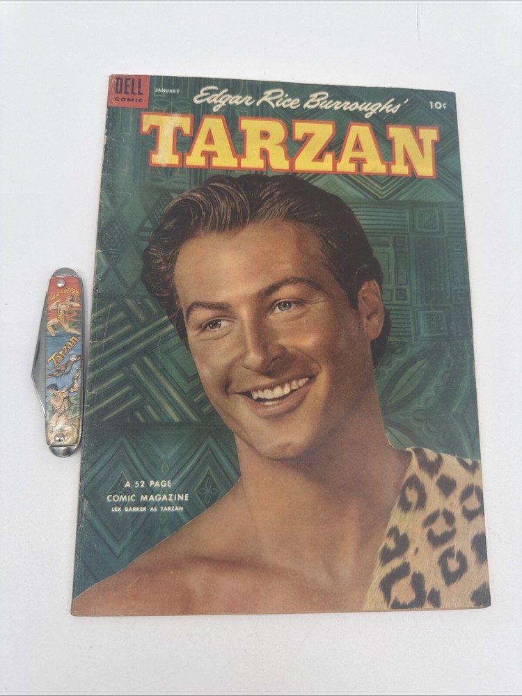 Dell Comic Tarzan Issue 52 1954 Bagged Boarded with Matching American Made T