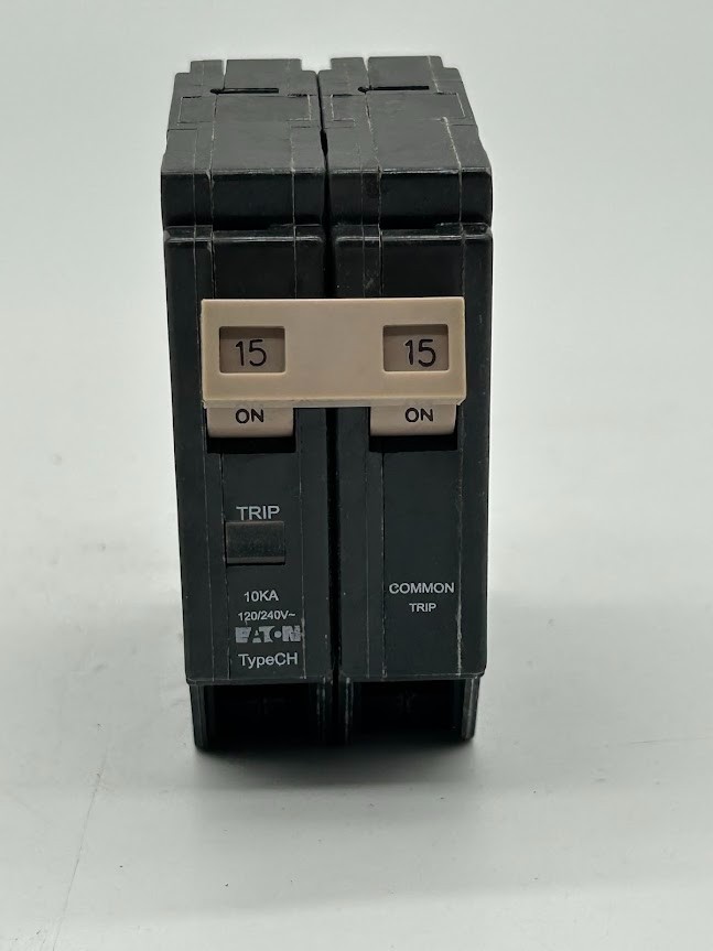 Eaton CH 15 Amp 240 Volts 2-Pole Circuit Breaker with Trip Flag
