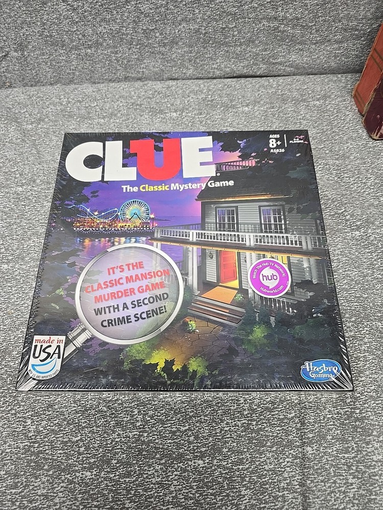 NEW Clue The Classic Mansion Murder Mystery Game Hasbro 2013 Edition Sealed