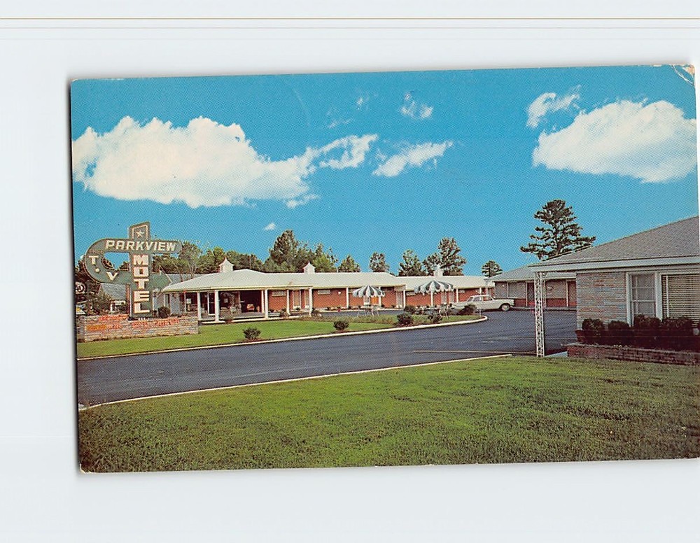 Postcard Parkview Motel Camden South Carolina USA