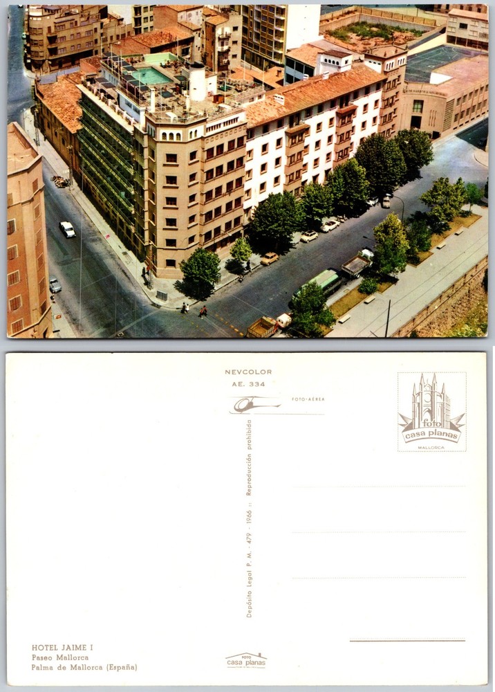 Continental Hotel Jaime I Palma De Mallorca Postcard