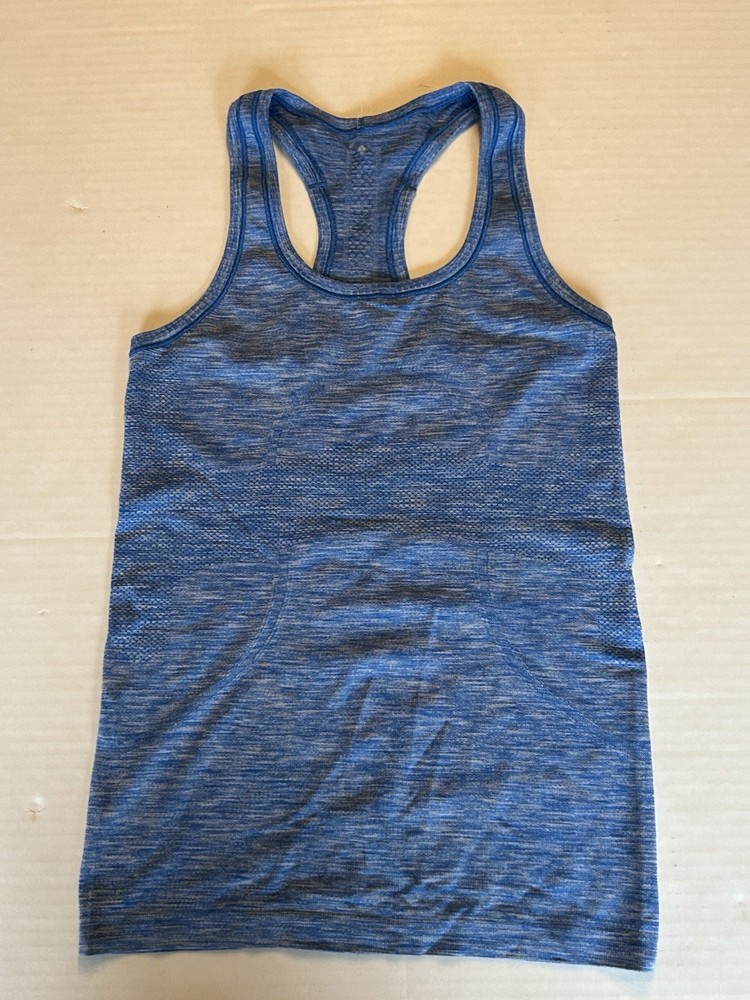 Lululemon Run: Swiftly Racerback Tank Top Blue Size 4