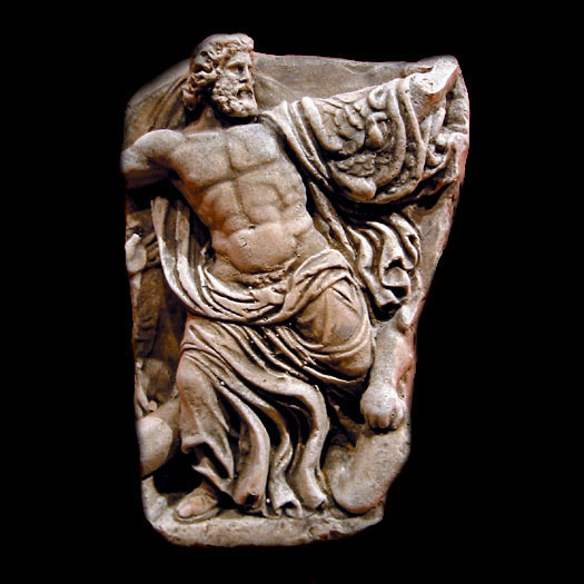 Zeus Decorative Wall Relief Sculpture Plaque